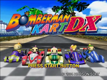 Bomberman Kart DX (Japan) screen shot title